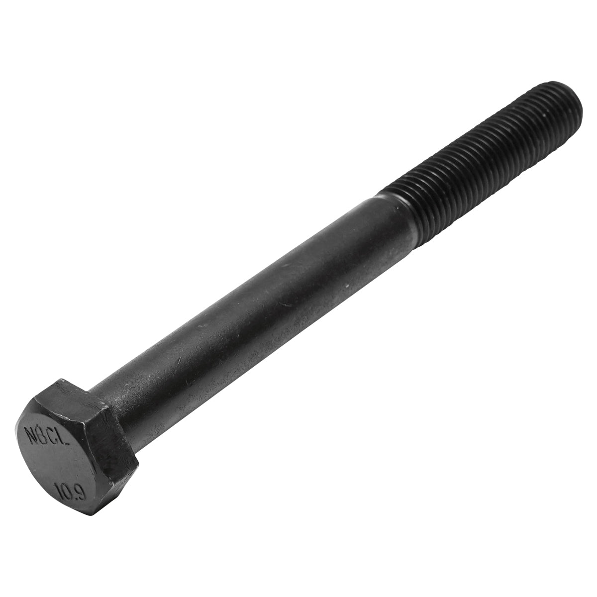 10 db-os készlet fekete hatlapfejű csavar DIN 931 M24x240 mm G10.9