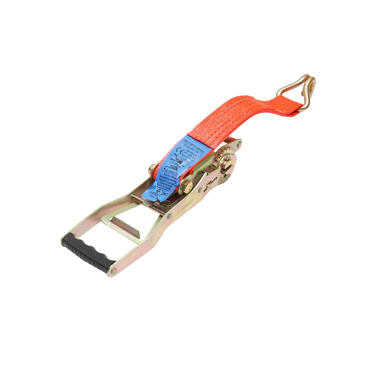 Árurögzítő heveder, 12mx50mm, 5T (dupla ERGO racsni), Breckner Germany