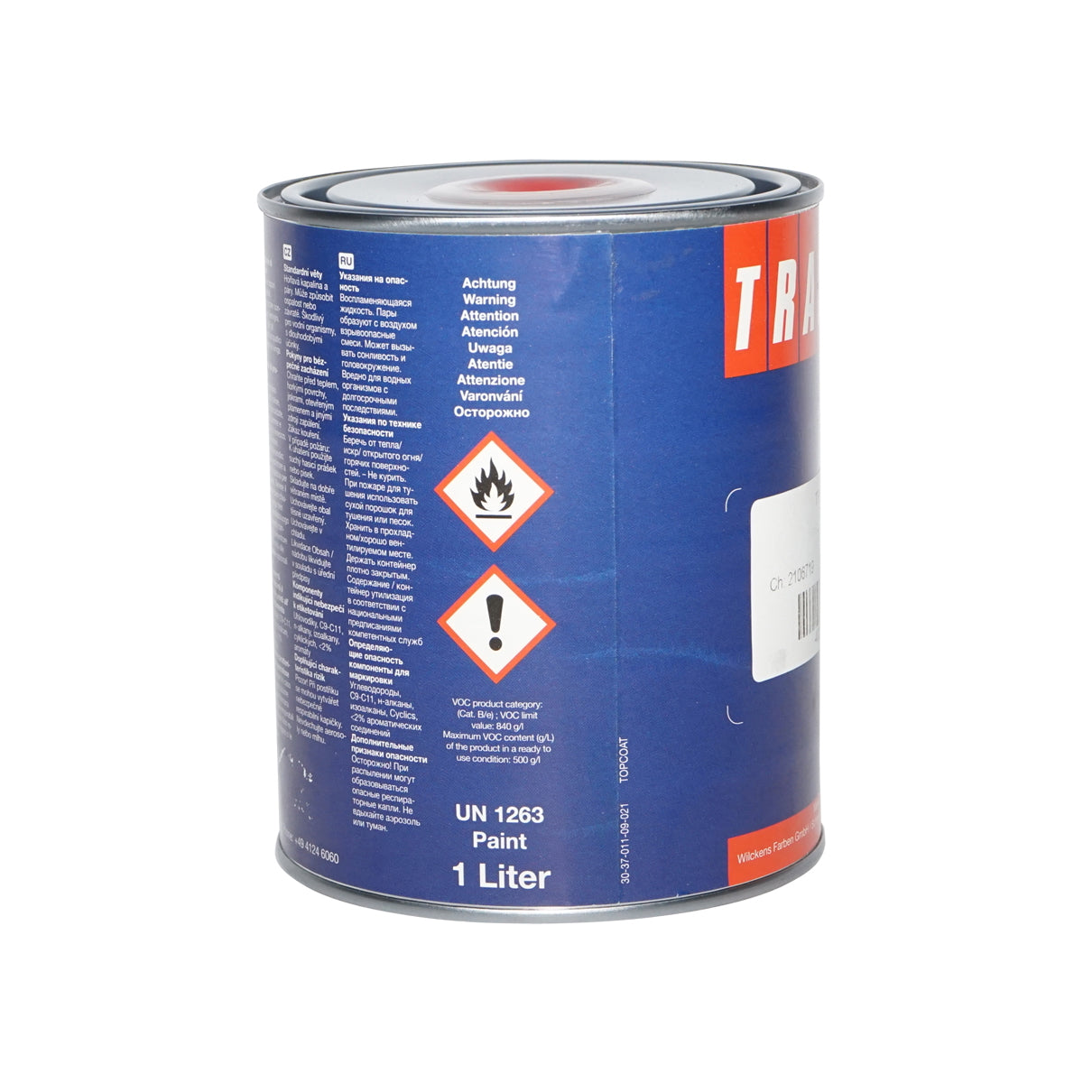 Autófesték piros, Welger típus, RAL 3002, 1L, Tractol