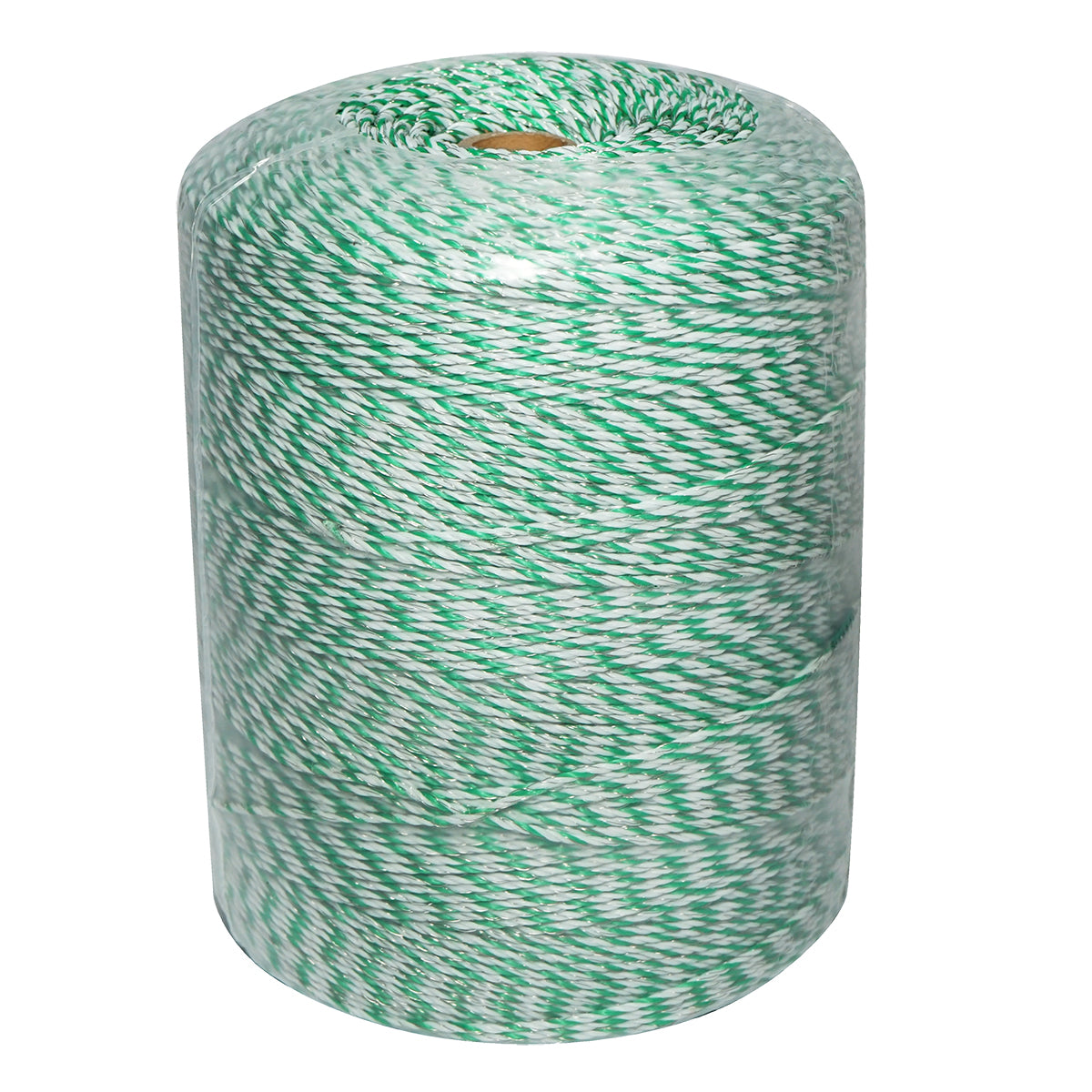 Zöld fluoreszkáló-fehér elektromos kerítés dróttekercs, átmérő 2.5mm 3x0.2mm SS, 1x0.25mm Cu, 1000m Bourget