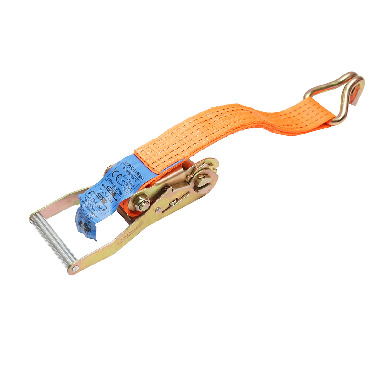 Árurögzítő heveder, 15mx50mm, 5T (egyszerű racsni), Breckner Germany