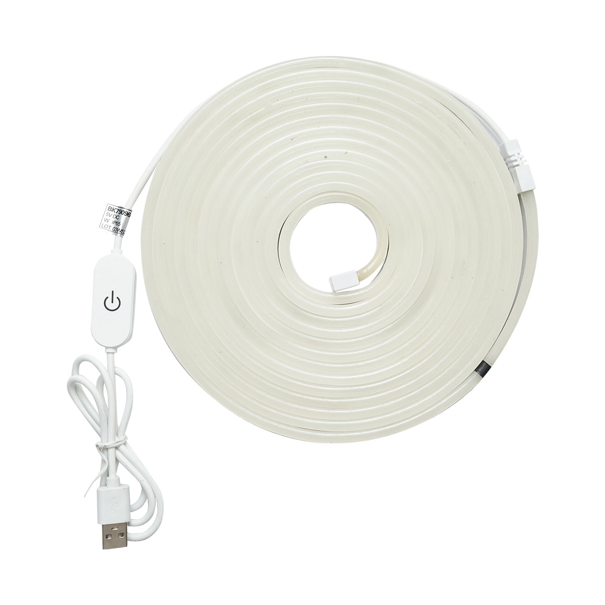 LED szalag 3000K, 5V, USB, 5 m, IP65, Breckner Germany