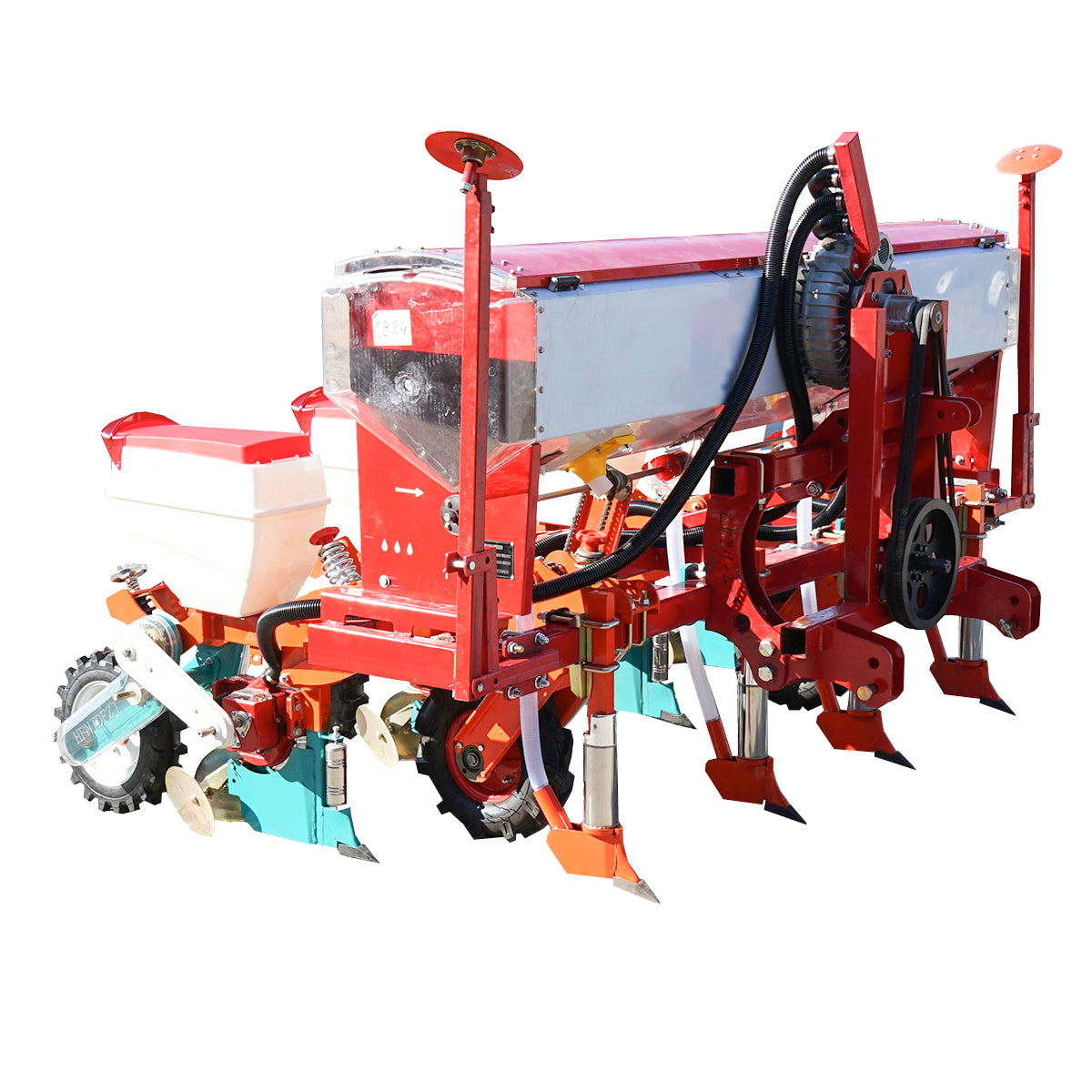 Kukorica vetőgép, 4 szektoros, vákuumos – Konig Traktoren