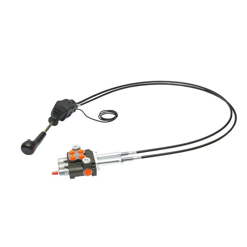 HIDRAULIKUS SZELEP KARRAL, KÁBEL HOSSZA 2M, NYOMÁS 250 BAR, ÁRAMLÁSI SEBESSÉG 40L/MIN, BRECKNER GERMANY