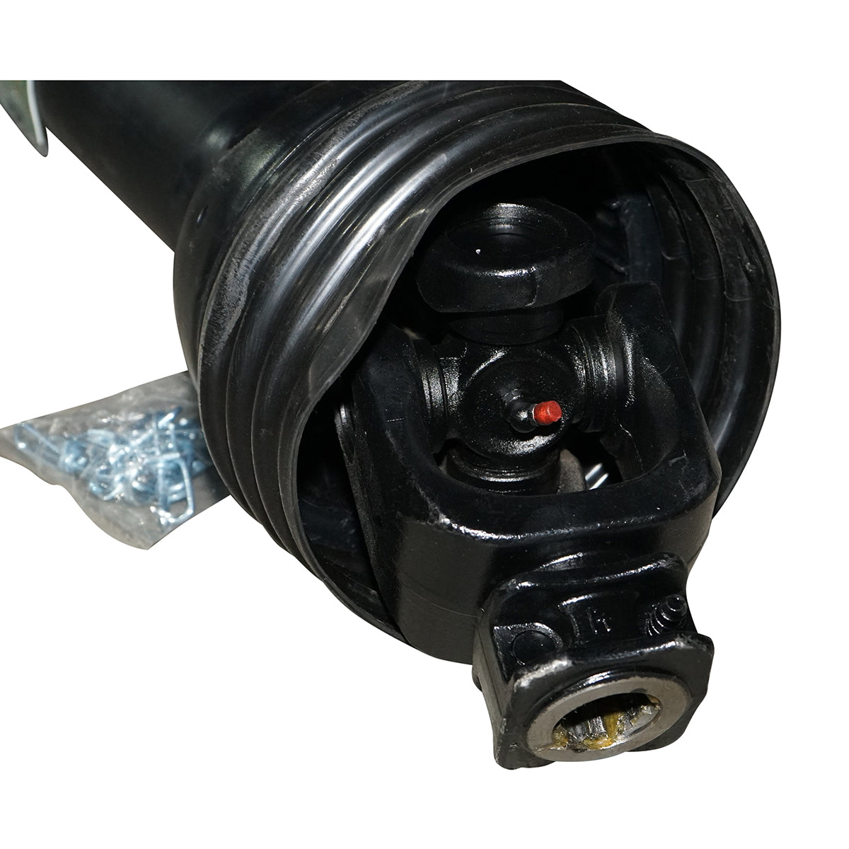 Kardántengely 1400 mm, S9, Z=6, 1 3/8", csillag alakú csővel, kereszt 41x108 mm