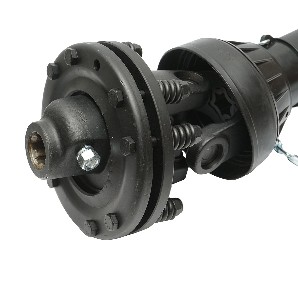 Kardántengely 1000 mm, S7 T7, kéttárcsás kuplunggal, kereszt 30,2x106,5 mm, csillag alakú csővel, 1 3/8" Z=6, rotációs kapához