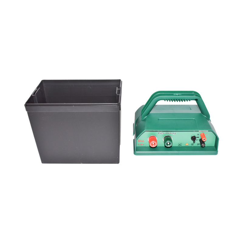 Impulzusgenerátor elektromos kerítéshez, 9–12 V, 0,38 Joule, 10 W napelemmel, Breckner Germany