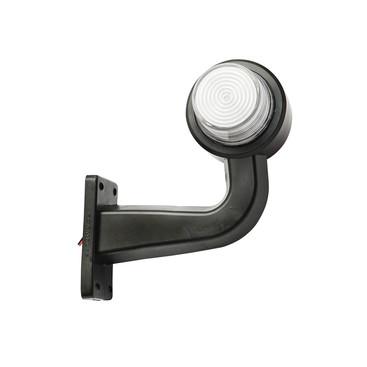 Oldalsó LED-NEON helyzetjelző lámpaszett, karral, 12–24V, piros/fehér, FR0148R/W, Breckner Germany