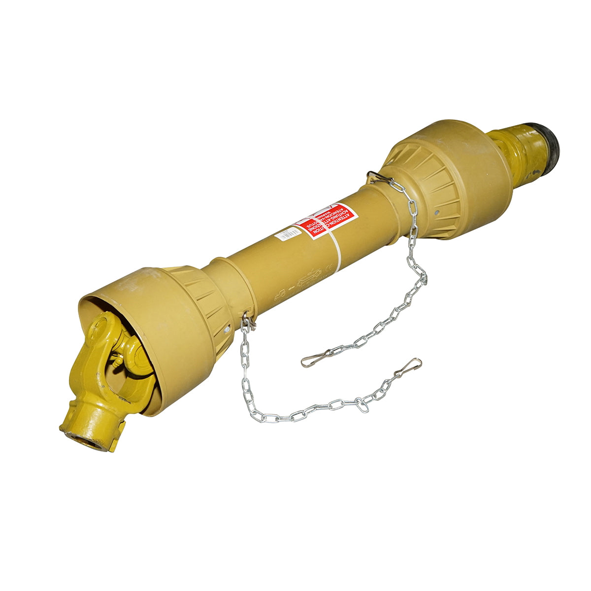 Kardántengely 850 mm, T5, univerzális racsnis kuplunggal, kereszt 30,2x80 mm, háromszög alakú csővel, 1 3/8" Z=6, kaszához 1,85 m