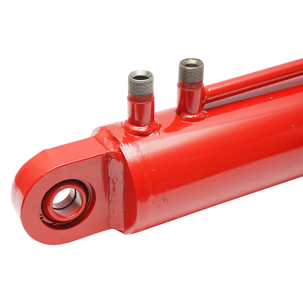 Hidraulikus munkahenger Erdei traktorhoz piros színben RAL2002, 704x403 mm méretben