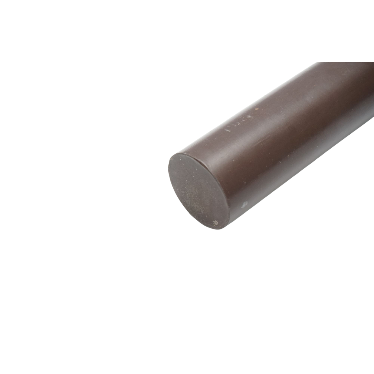 Teflon (PTFE), politetrafluoretilén barna rúd, 200x50mm, 1.45 kg