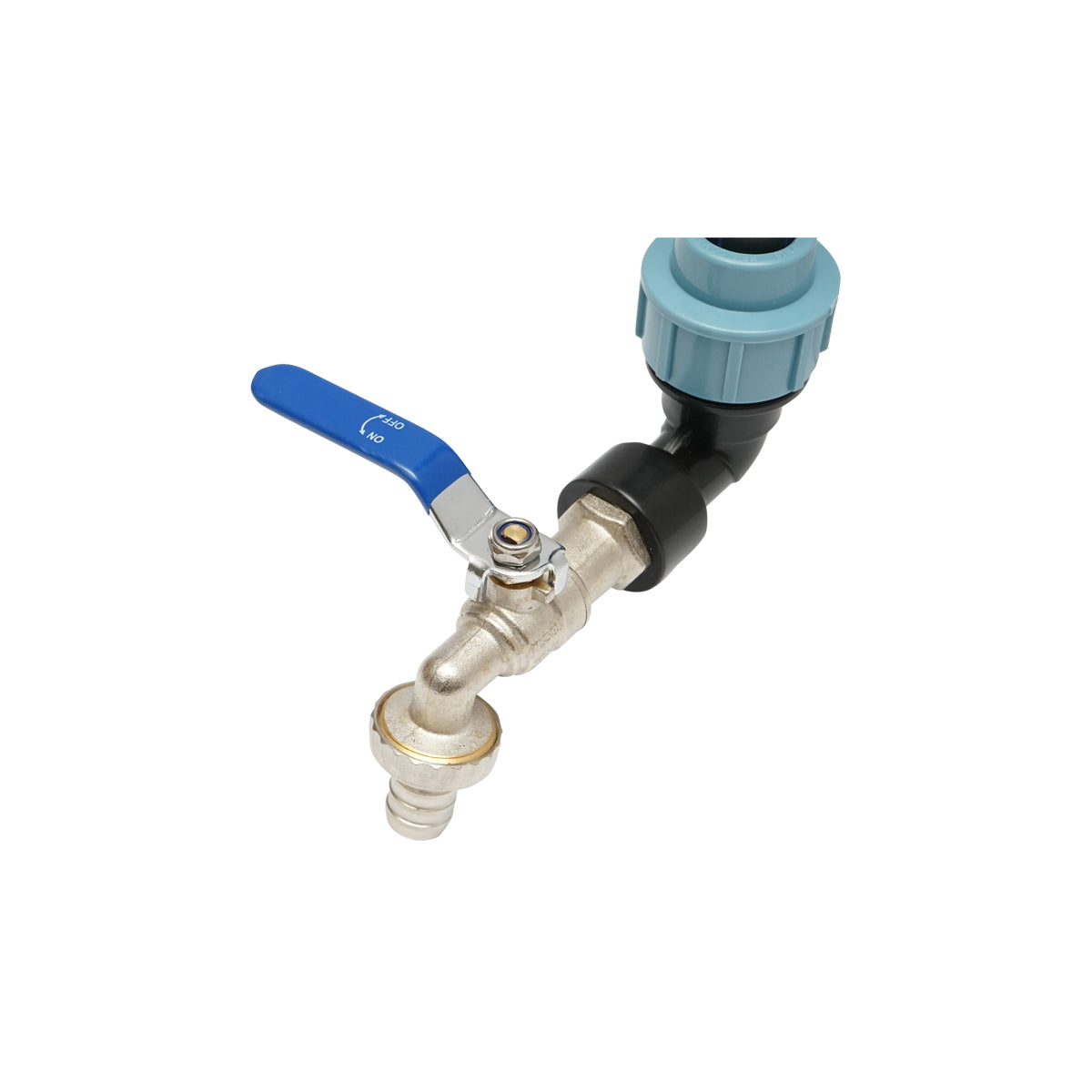 IBC tartály leeresztő csap hosszabbítóval, komplett egység