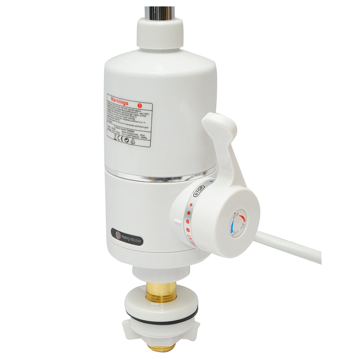 Elektromos átfolyós vízmelegítő 3000W, 220V, 35-55 fok IPX4
