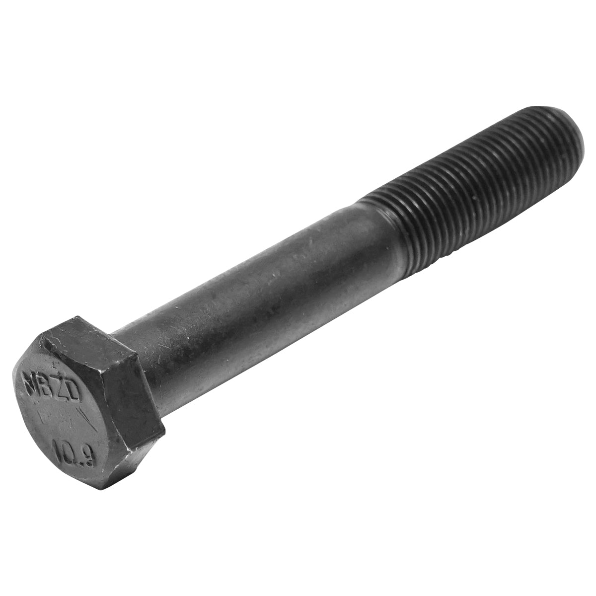 Fekete hatlapfejű csavar DIN 960 M12x1.25x80 G10.9, 50 db/csomag