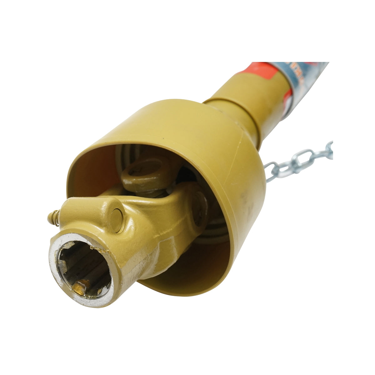 Kardántengely 800 mm, T1, kereszt 22x54 mm, háromszög alakú csővel, 1 3/8" Z=6, permetezőhöz