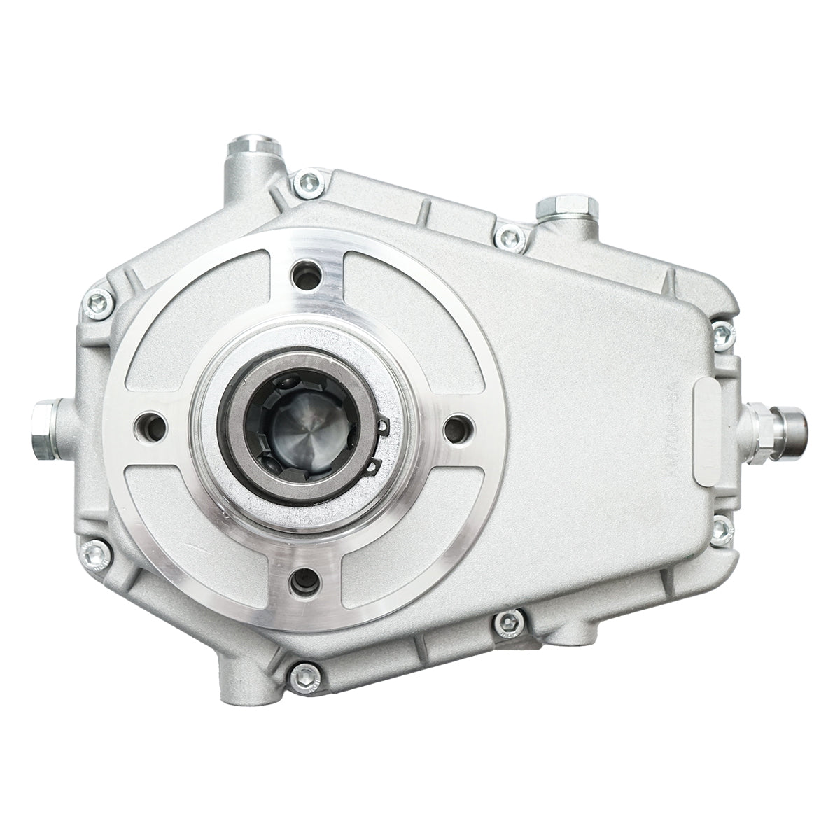 Fordulatszám-növelő alumíniumból, KM7004, anya típus, szabványos traktor tengelyprofilhoz, Z=6, 1 3/8", DIN 9611, szorítással