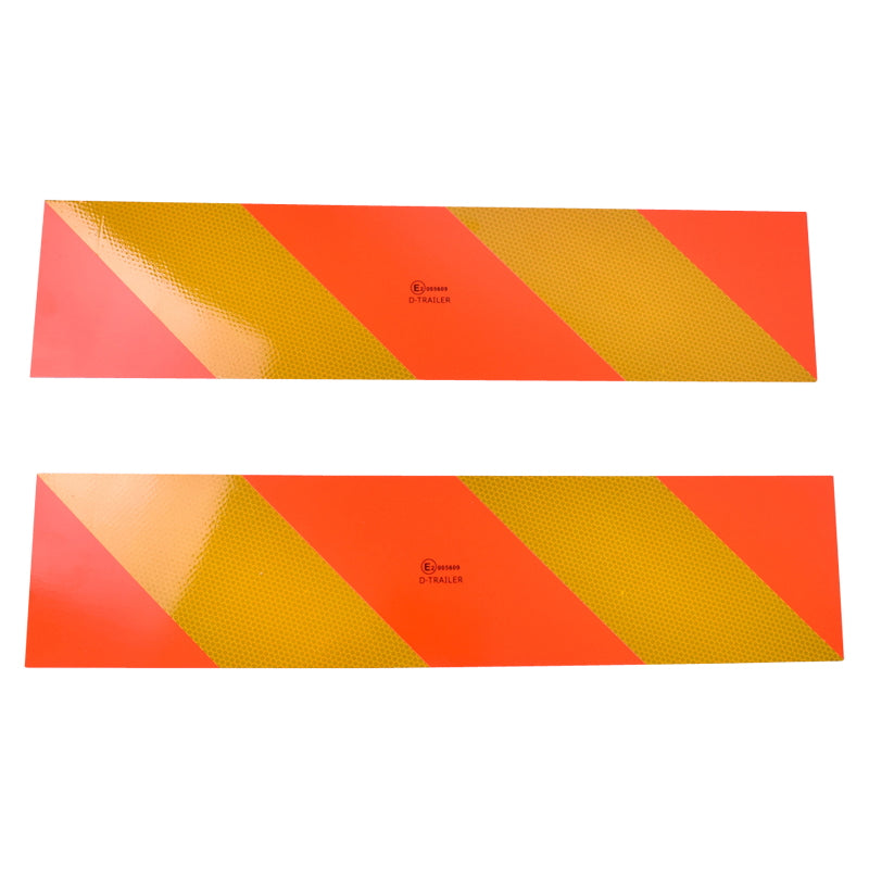 Lemez szett, fényvisszaverő csíkos kivitelben, nyerges vontatóhoz