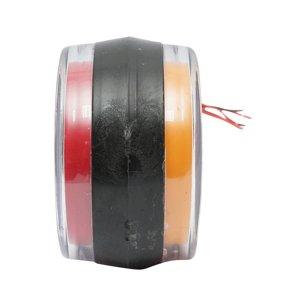 Tükörre szerelhető LED helyzetjelző lámpa, 12/24V, piros/sárga, FR0332RY, Breckner Germany