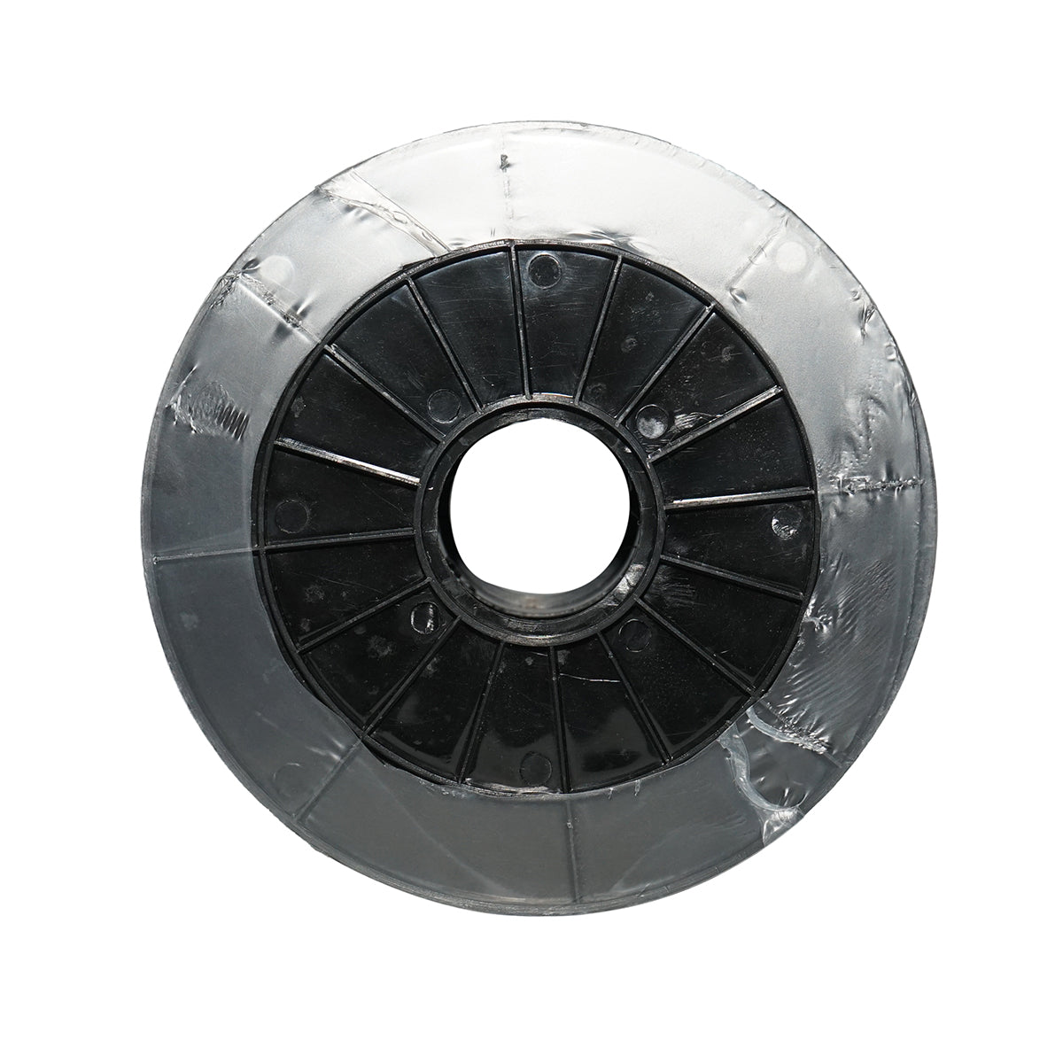 Elektromos kerítés dróttekercs, fehér-fekete, 7 mm átmérő, rugalmas kivitel, 3×0,3 mm rozsdamentes acél betéttel, ellenállás 4,5 Ohm/m, 25 m, Breckner Germany