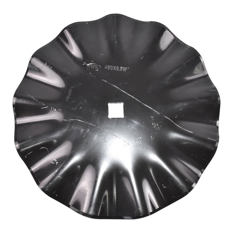 Hullámos tárcsalap 460x3,5, 30 mm-es négyszög