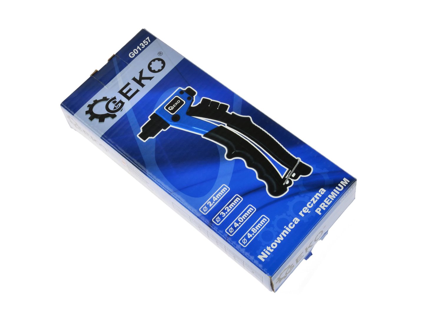 PROFESSZIONÁLIS SZEGECSELŐ FOGÓ 2.4-4.8MM GEKO
