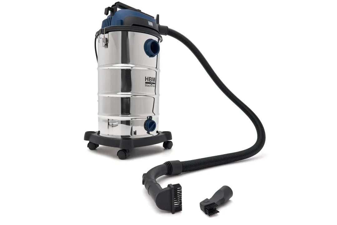 PROFESSZIONÁLIS NEDVES/SZÁRAZ PORSZÍVÓ, 1600 W, 40 LITERES KOMPAKT ÉS CSENDES HBM