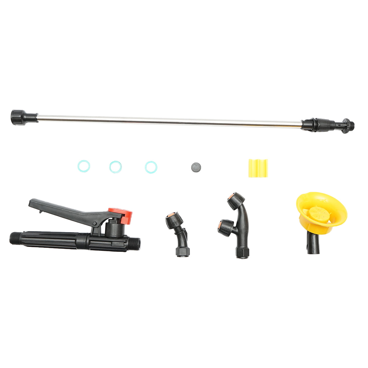 Elektromos permetezőgép, 3 fúvókával, 16L tartállyal, 12V/8Ah akkumulátorral, 3,1 l/perc teljesítmény