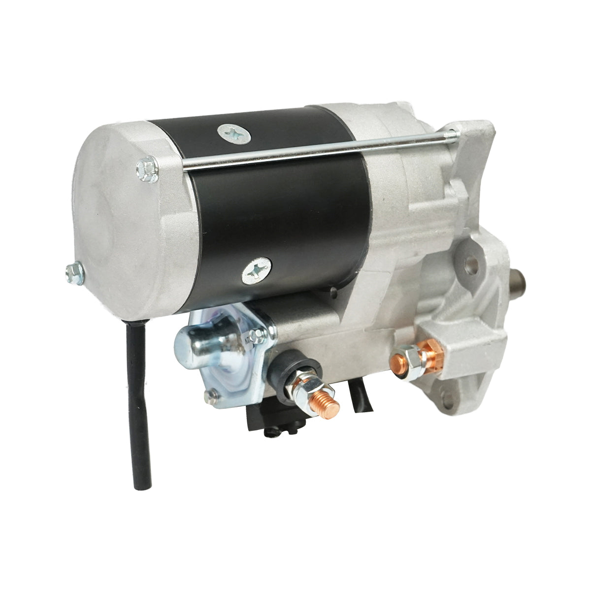 Villanymotor 12V, 4,8 kW John Deere-hez, OEM kód: UD12386S, 228000-6540, 428000-4080, 246-50108, S-80434, RE504244, RE506105, RE528619, RE529661, RE70473, RE70959, SE501853, SE501866, SE501867, TY24440