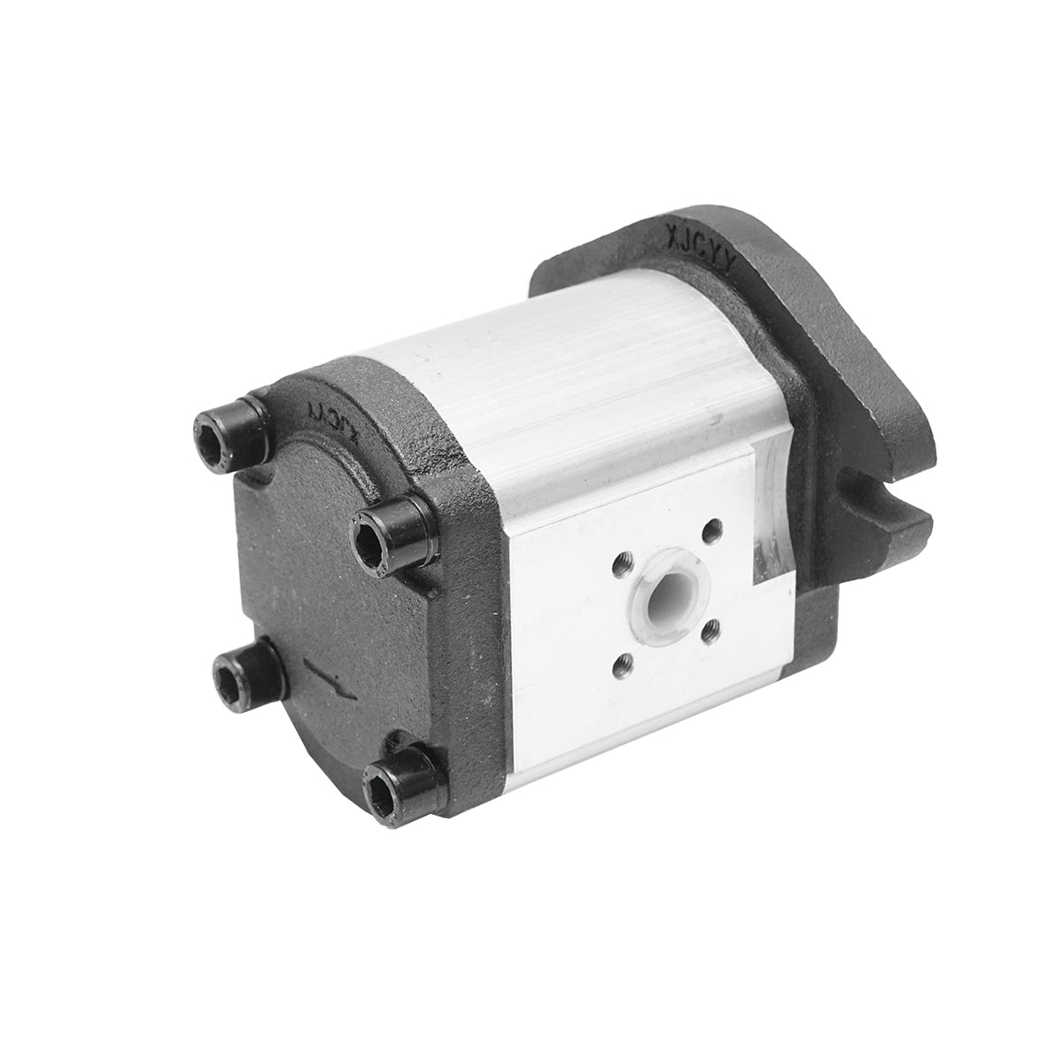 Szervókormány hidraulikaszivattyú Erdei traktorhoz, tengely átmérő 18 mm, 11 fogas, csatlakozás Ø 35 mm / Ø 40 mm, szerelési furatkör Ø 82,5 mm