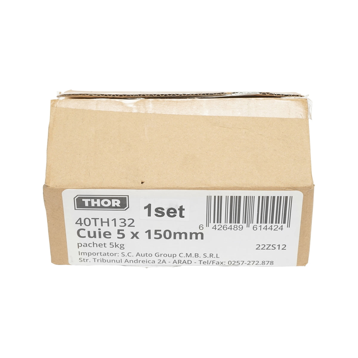 Építőipari szegek 5x150 mm, 5 kg csomag