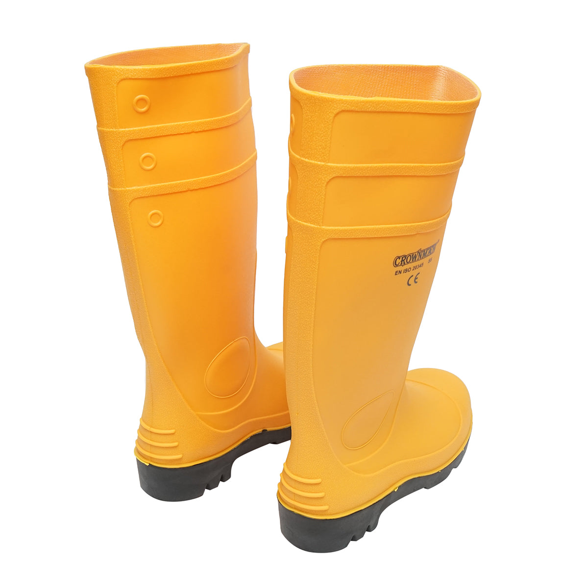 Munkavédelmi gumicsizma, sárga, 43-as méret, Crownman