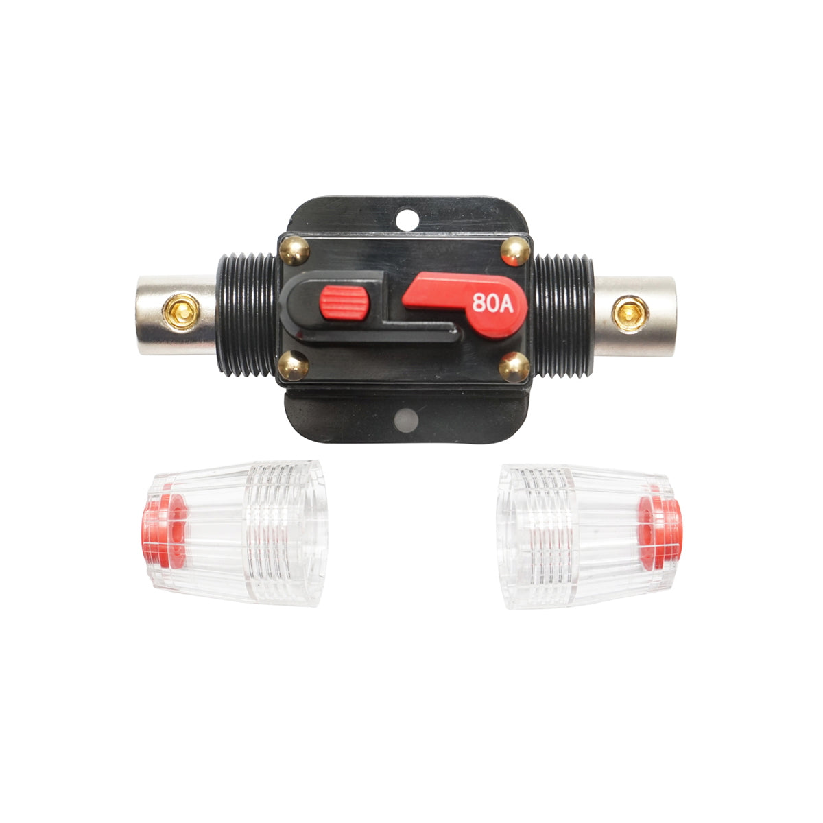 Automata biztosíték visszaállító gombbal, 80A, Breckner Germany