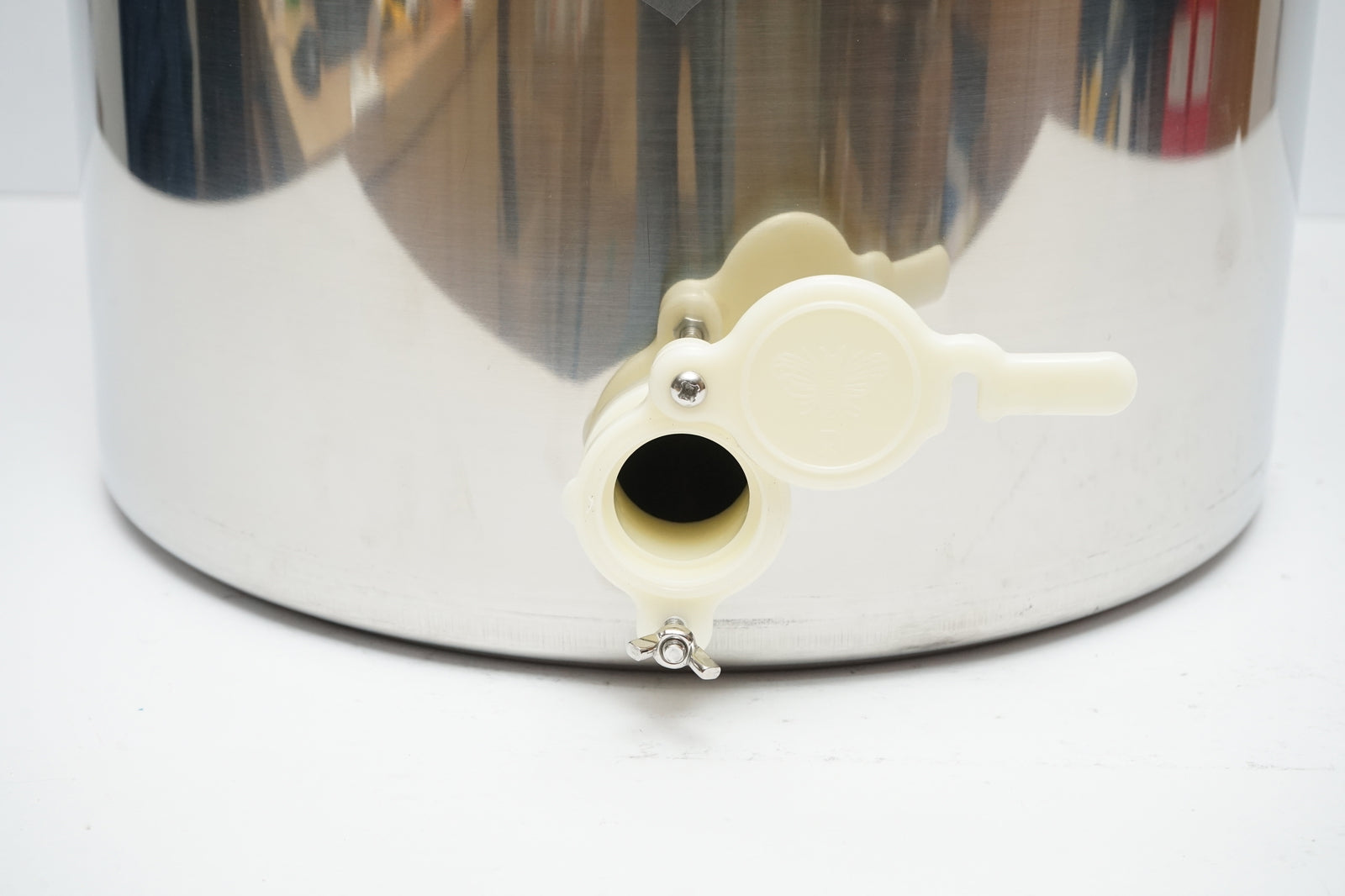 Rozsdamentes acél mézletöltő tartály fedéllel, 50 kg