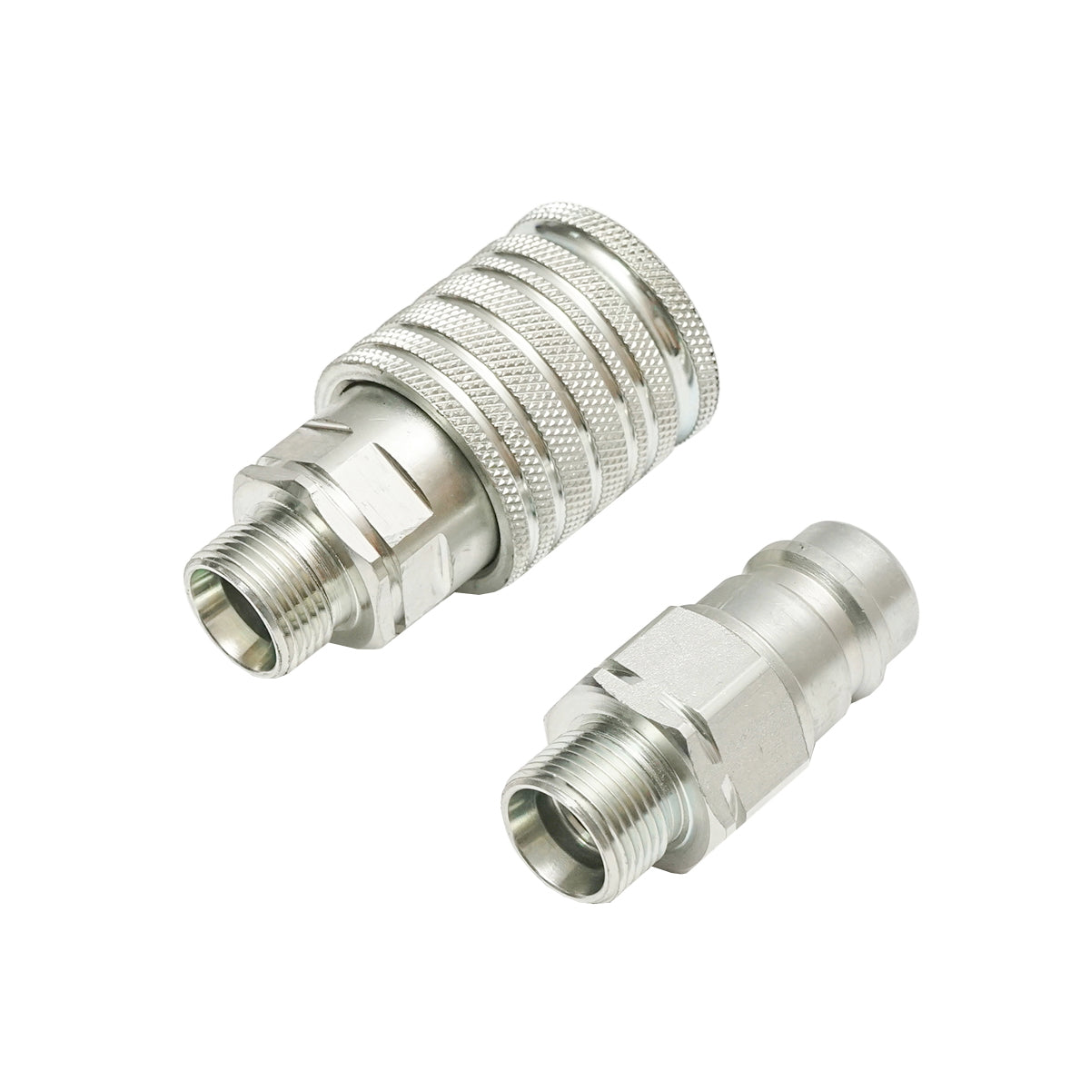 Hidraulikus gyorscsatlakozó pár külső menettel, M20×1.5 mm, Breckner Germany