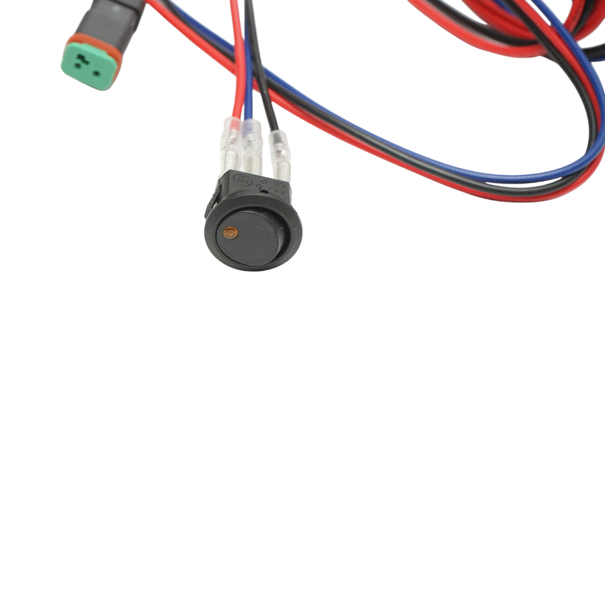 Kábelköteg nyomógombbal, relével és biztosítékkal, 12V/40A, Breckner Germany