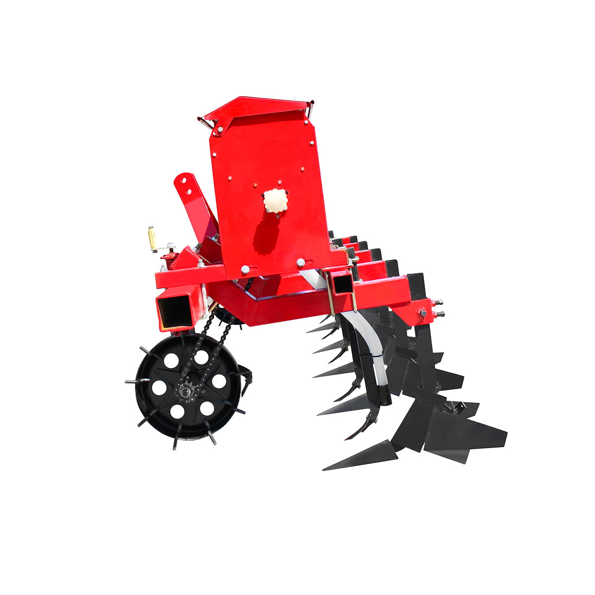 5 soros sorközművelő kultivátor műtrágyaszóróval, szükséges teljesítmény: 30–50 LE, 230 kg, Konig Traktoren