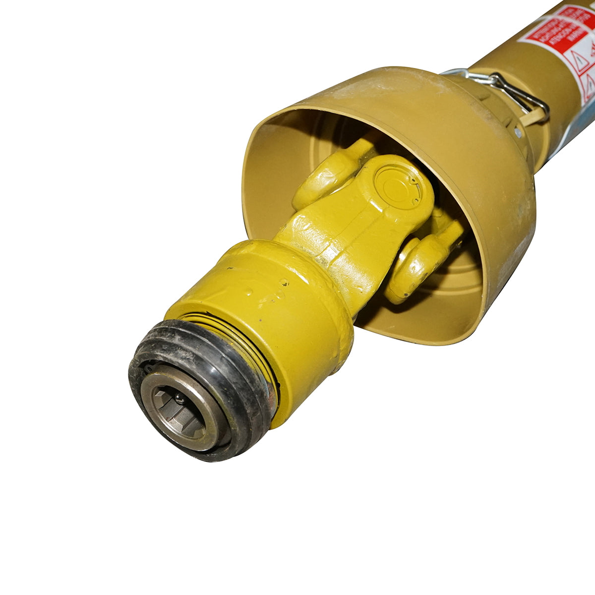 Kardántengely 850 mm, T5, univerzális racsnis kuplunggal, kereszt 30,2x80 mm, háromszög alakú csővel, 1 3/8" Z=6, kaszához 1,85 m