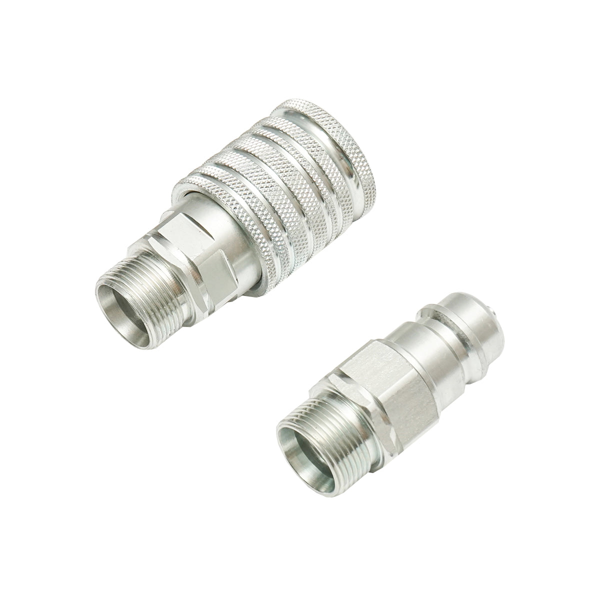 Hidraulikus gyorscsatlakozó pár külső menettel, M24×1.5 mm, Breckner Germany