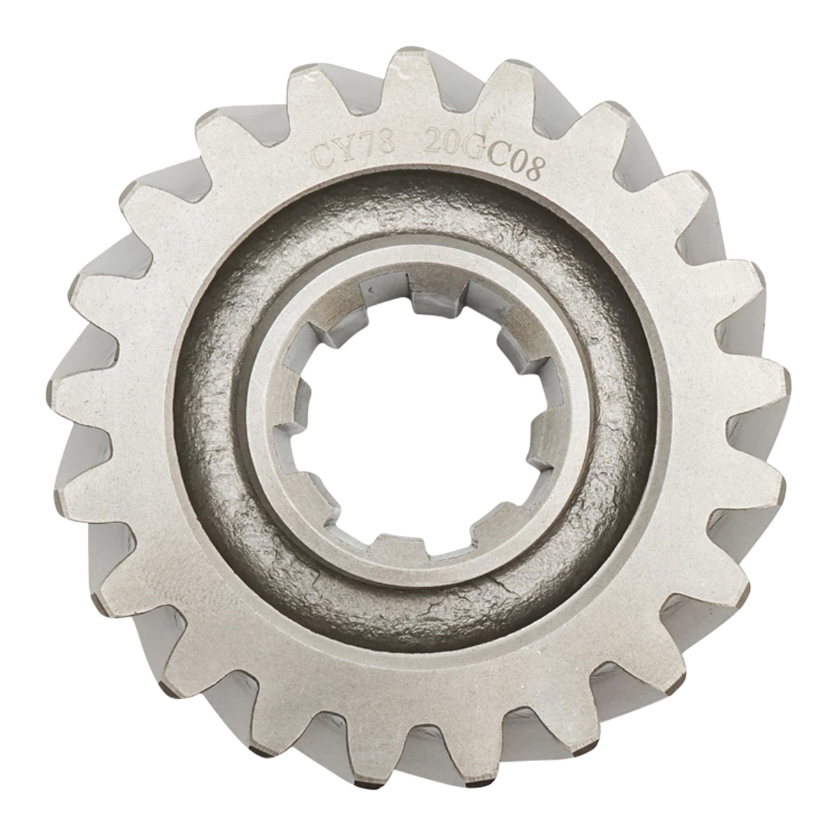 Végáttétel tengely fogaskerék Z=21 (középen Z=8) erdészeti traktor hajtóműhöz