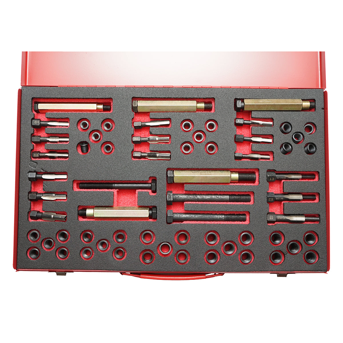 PROFESSZIONÁLIS GYÚJTÓGYERTYA MENETJAVÍTÓ KÉSZLET M8X1, M9X1, M10X1.25, M10X1, M12X1.25 BRECKNER GERMANY