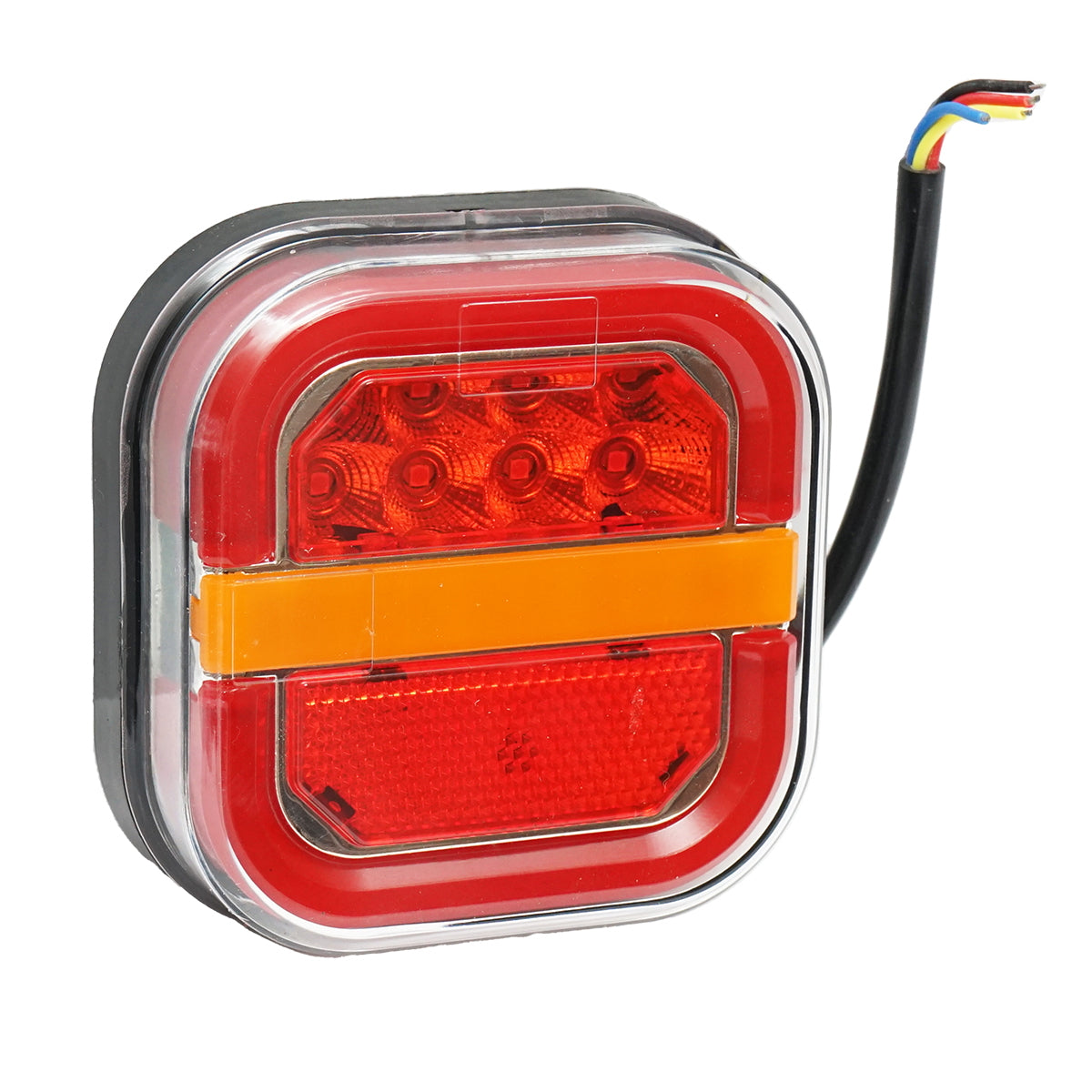 Utánfutó/teherautó hátsó lámpaszett, LED, 12–24V, 97x95x34 mm, Breckner Germany