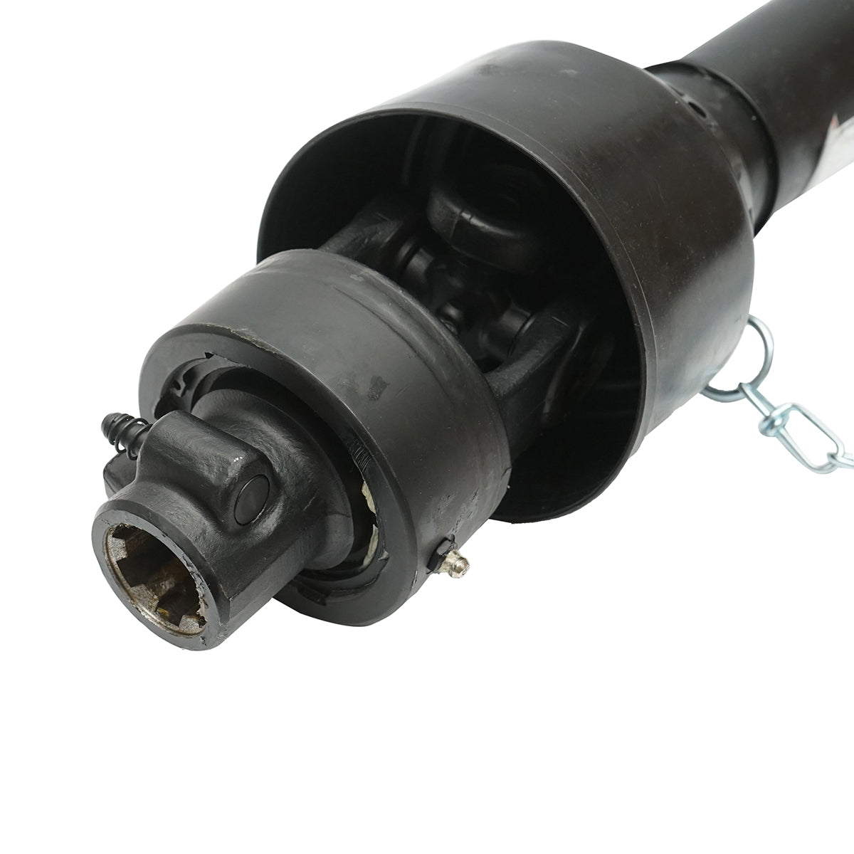 Kardántengely 1000 mm, T4, 1 3/8" Z=6, racsnis kuplunggal, kereszt 27x75 mm