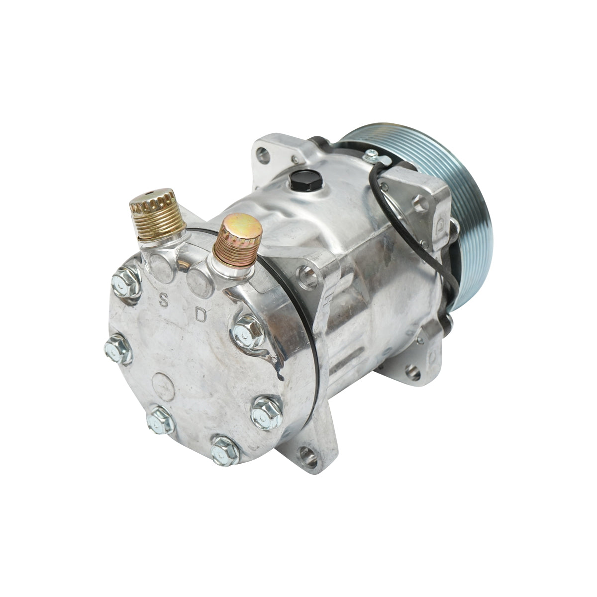 Klímakompresszor A/C Mercedes Sprinter, Case IH, Fiat, Ford, New Holland gépekhez, OEM kód: 82016158, 87709786, 82008689, 82002069, 81866263