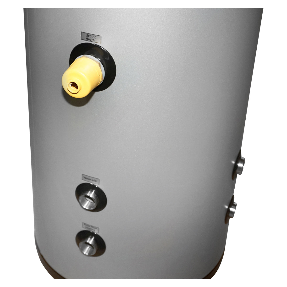 Melegvíz-tároló puffer tartály, 150L, nyomás alatti, 3 kW, hőszivattyúhoz, méret: 470x1470 mm, SPRSUN