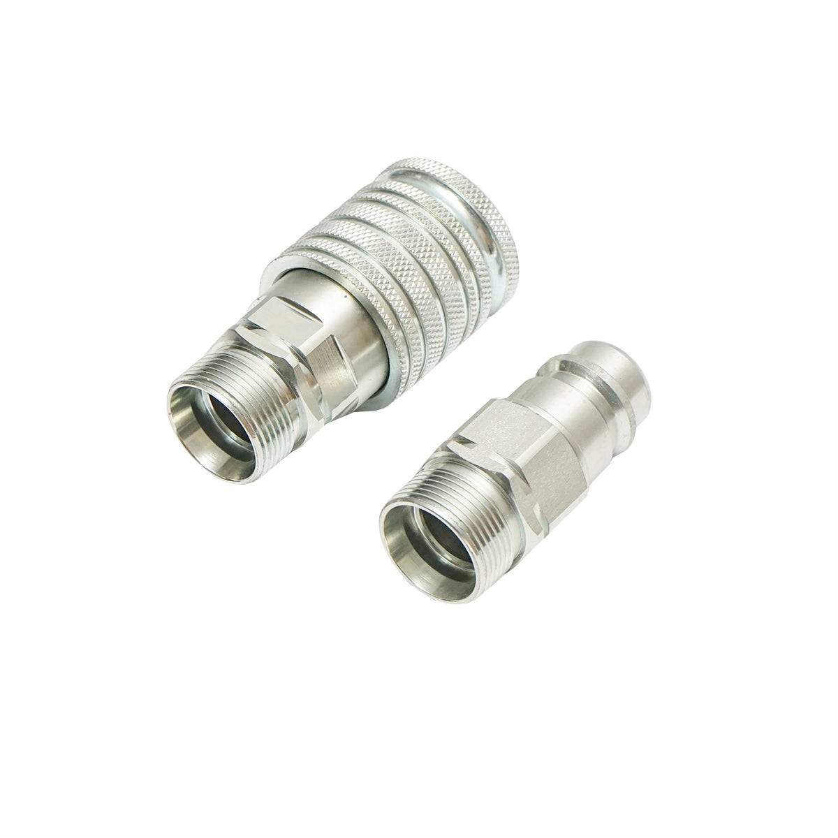 Hidraulikus gyorscsatlakozó pár külső menettel, M26×1.5 mm, Breckner Germany