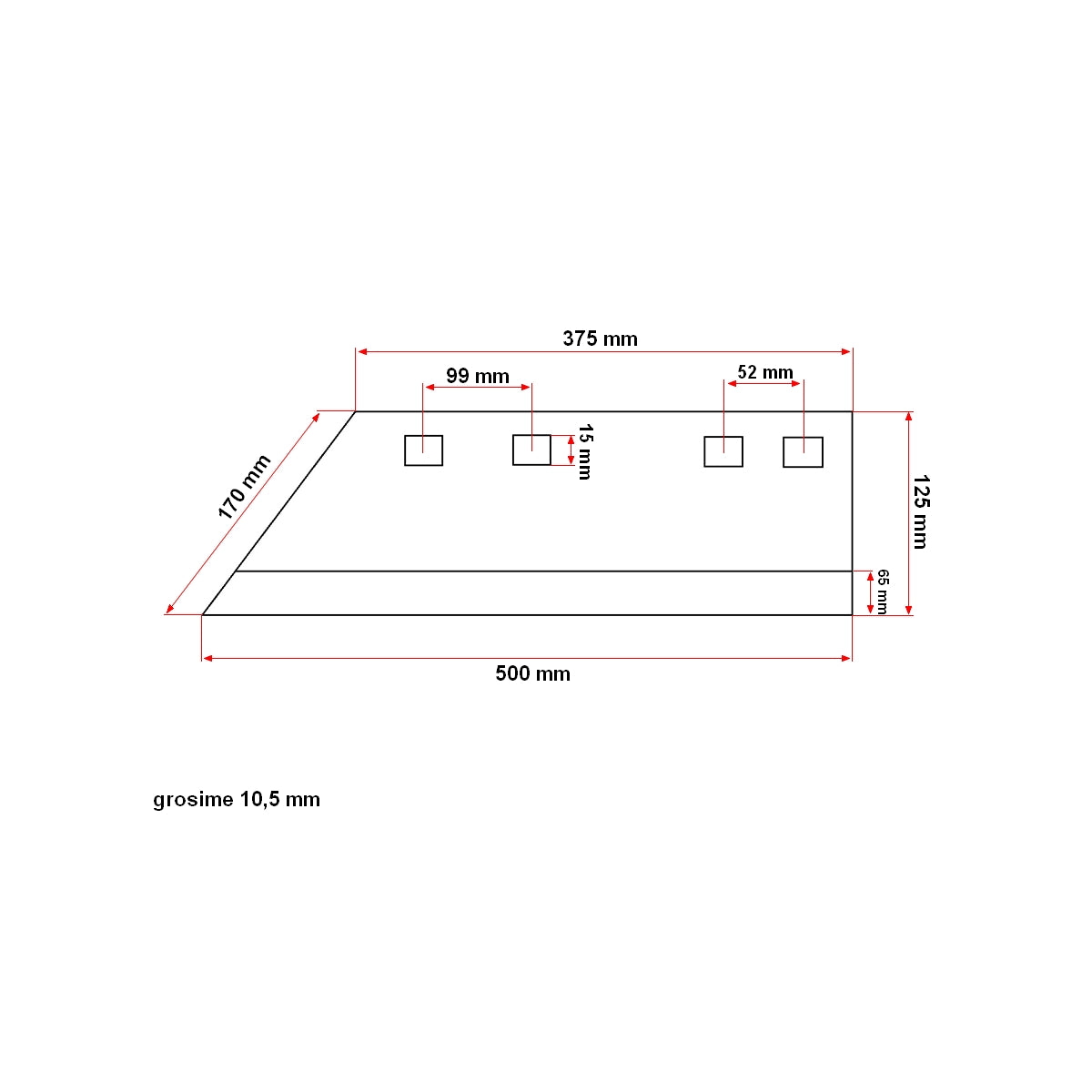 Sorművelő csoroszlya PP3 és PP4 típusú ágyekéhez