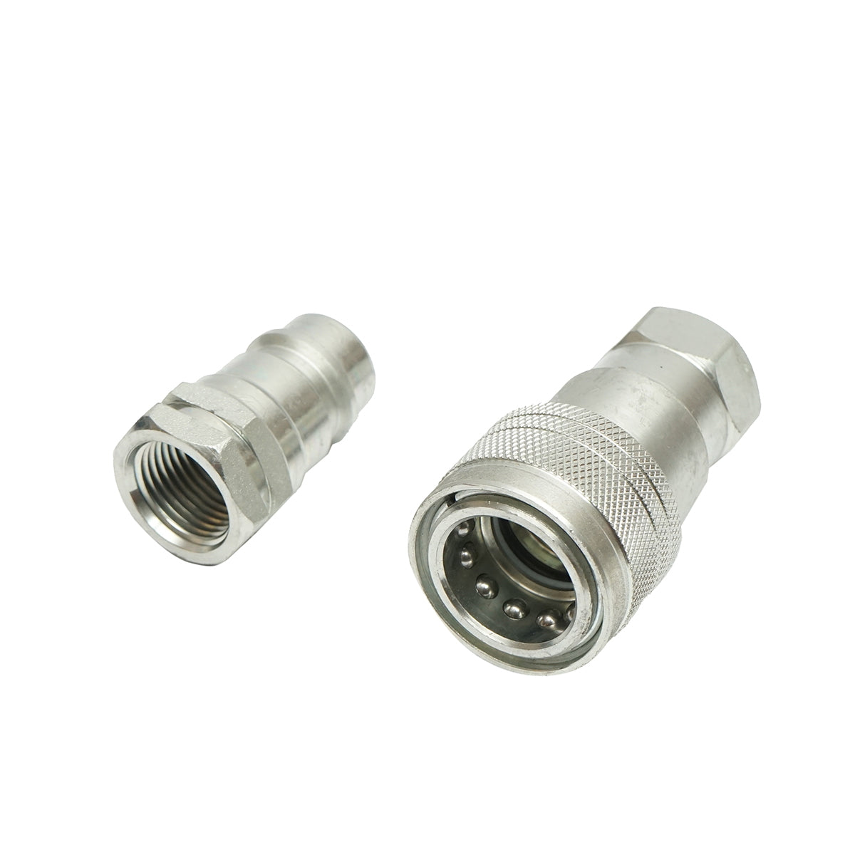 Átmenő szelep anya-apa kúpos csatlakozással, M20 menettel, M16x20 átalakítókkal (1/2" gyorscsatlakozó anya+apa készlet), 92,8x37x29,6 mm