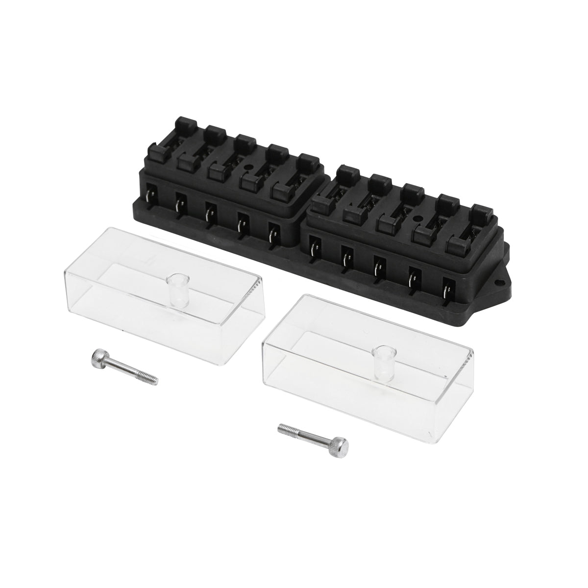 Autós biztosítéktábla, 10 ággal, Breckner Germany