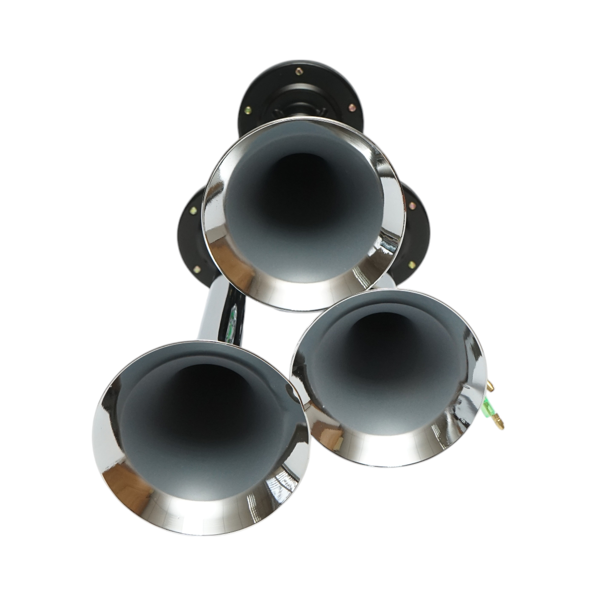 Légkürt, 3 kürttel, 12/24V, kompresszorhoz