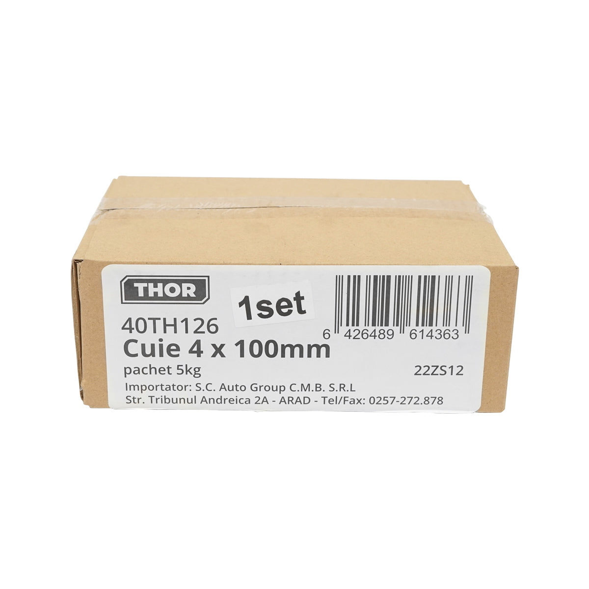 Építőipari szegek 4x100 mm, 5 kg csomag